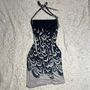 Y2K Halter Neck Dress